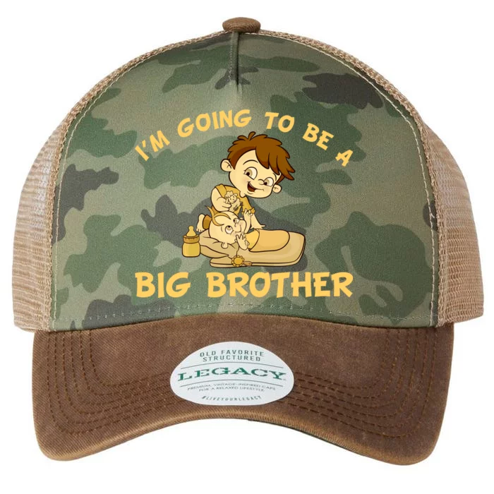 I'm Going to be a Big Brother Baby Bro Legacy Tie Dye Trucker Hat