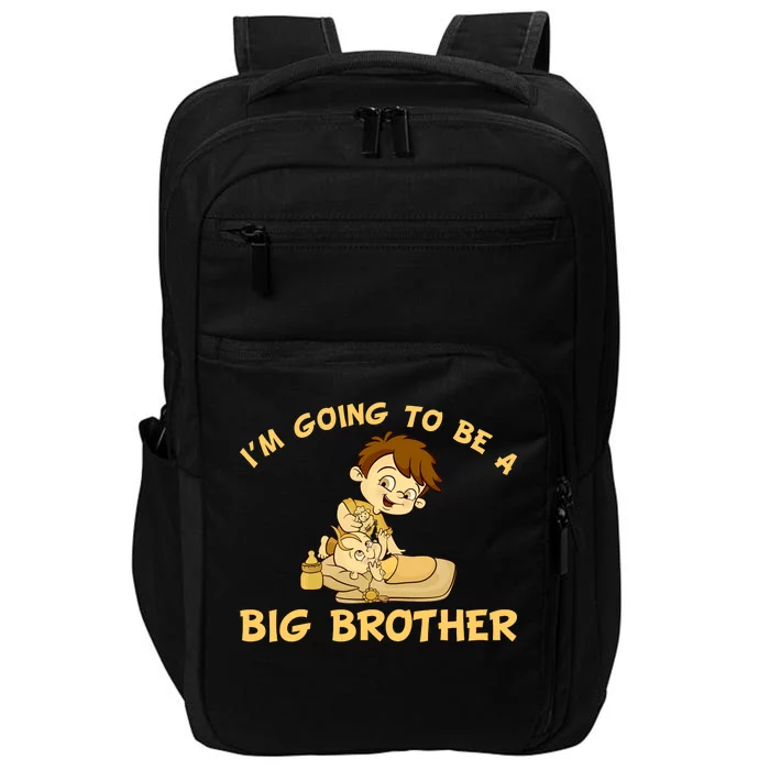 I'm Going to be a Big Brother Baby Bro Impact Tech Backpack