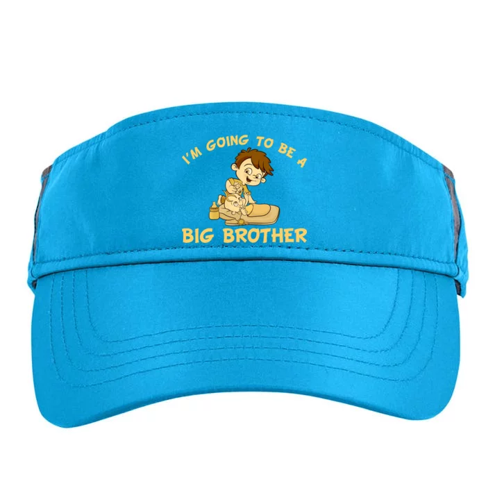 I'm Going to be a Big Brother Baby Bro Adult Drive Performance Visor