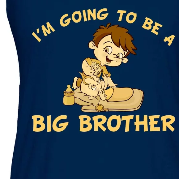 I'm Going to be a Big Brother Baby Bro Ladies Essential Flowy Tank