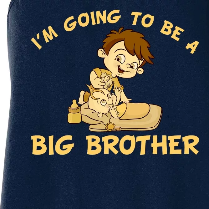 I'm Going to be a Big Brother Baby Bro Women's Racerback Tank