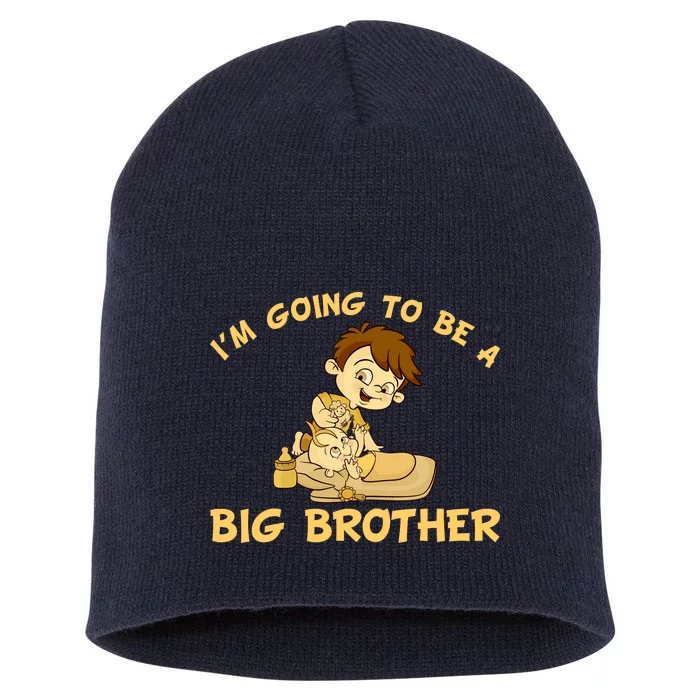 I'm Going to be a Big Brother Baby Bro Short Acrylic Beanie