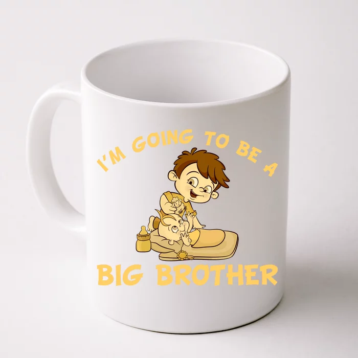 I'm Going to be a Big Brother Baby Bro Front & Back Coffee Mug