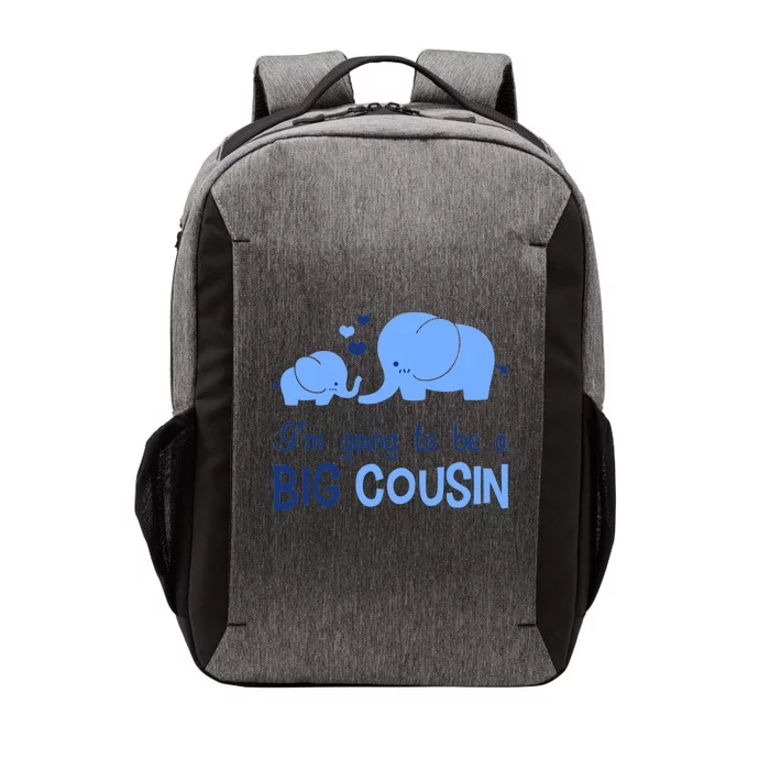 I'm Going To Be A Big Cousin Boy Elephant Vector Backpack