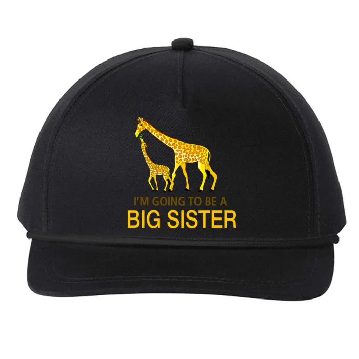 I'm Going To Be A Big Sister Snapback Five-Panel Rope Hat