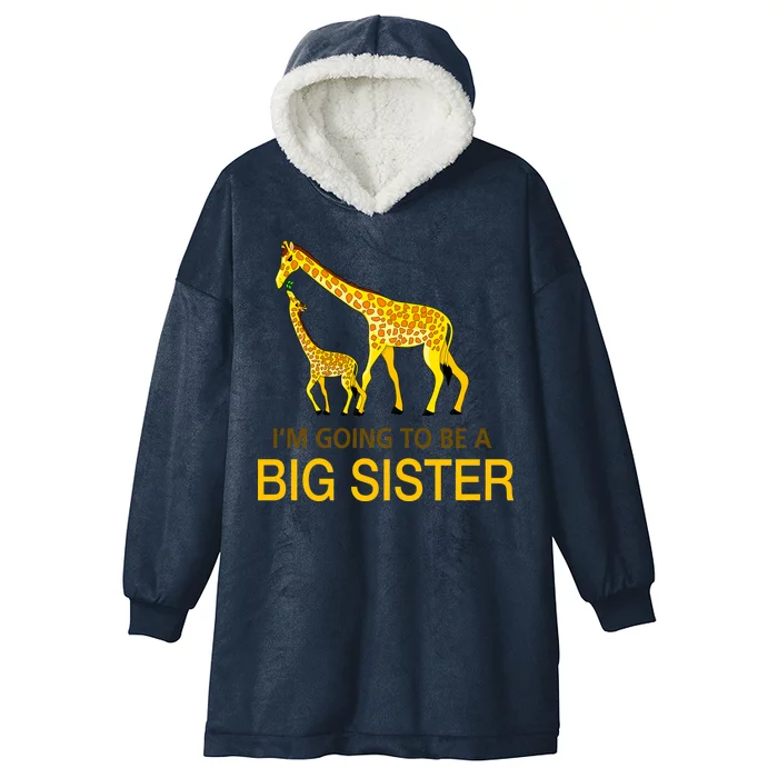 I'm Going To Be A Big Sister Hooded Wearable Blanket