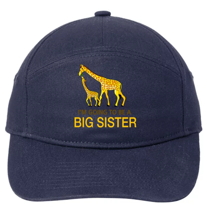 I'm Going To Be A Big Sister 7-Panel Snapback Hat