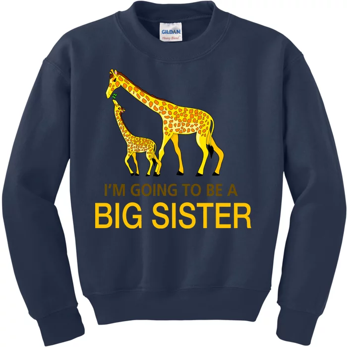 I'm Going To Be A Big Sister Kids Sweatshirt