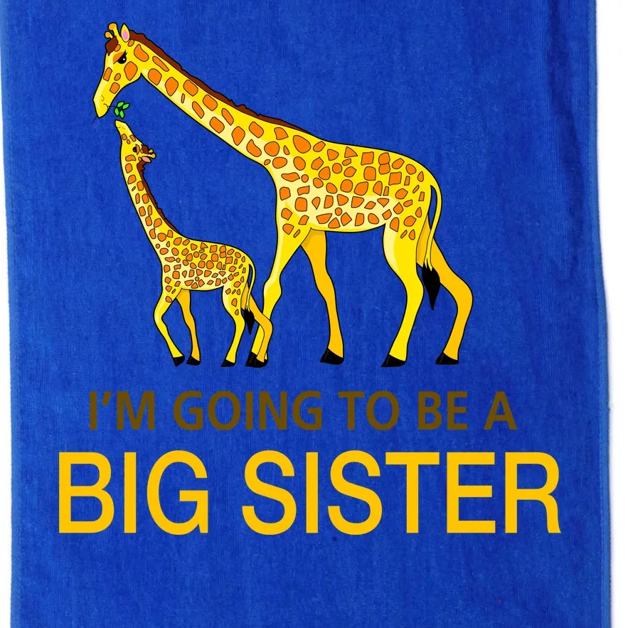 I'm Going To Be A Big Sister Platinum Collection Golf Towel