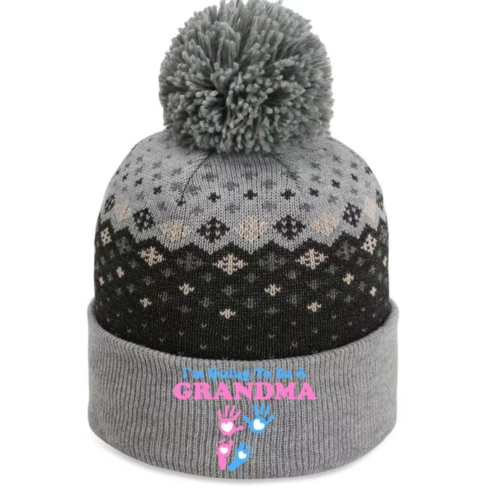 I'm Going To Be A Grandma Grandchild Baby The Baniff Cuffed Pom Beanie