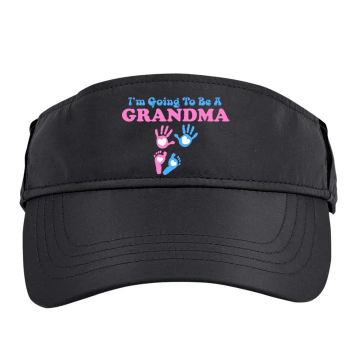 I'm Going To Be A Grandma Grandchild Baby Adult Drive Performance Visor