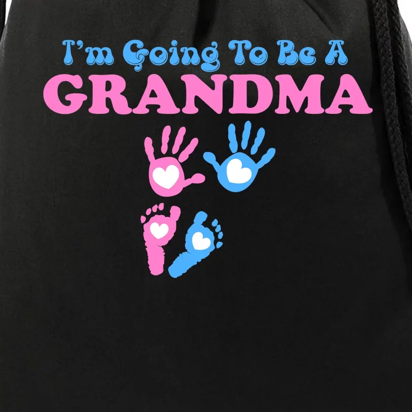 I'm Going To Be A Grandma Grandchild Baby Drawstring Bag