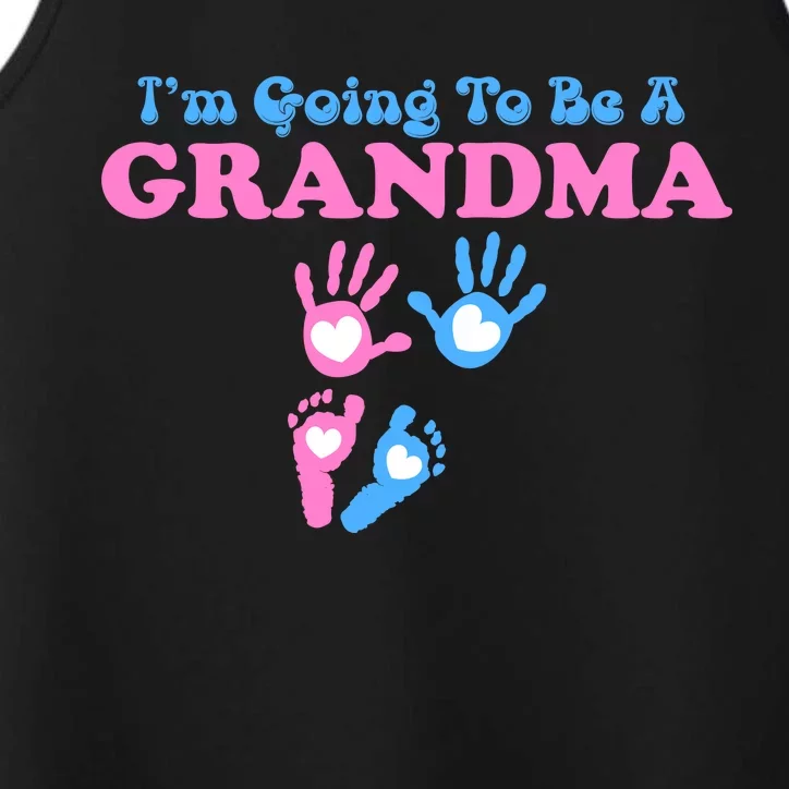 I'm Going To Be A Grandma Grandchild Baby Performance Tank