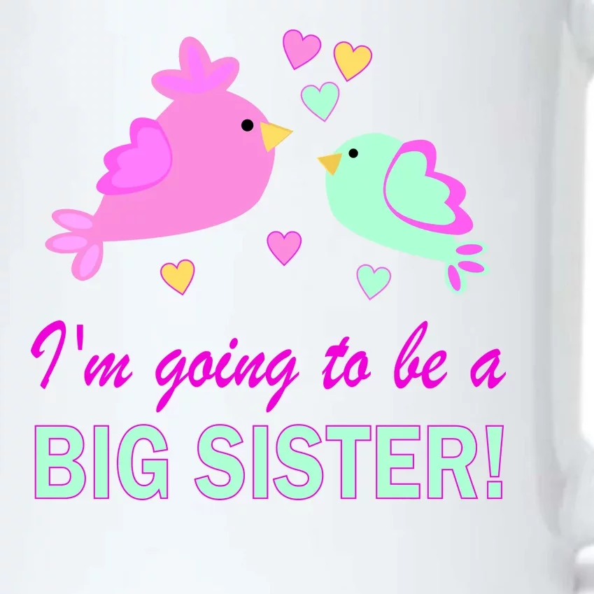 I'm Going to Be Big Sister Bird Black Color Changing Mug