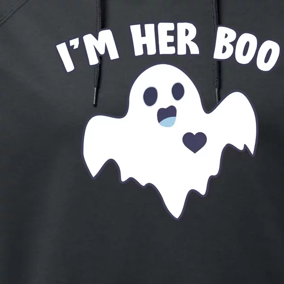 I'm Her Boo Matching Halloween Performance Fleece Hoodie