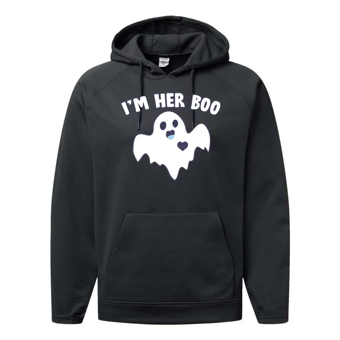 I'm Her Boo Matching Halloween Performance Fleece Hoodie