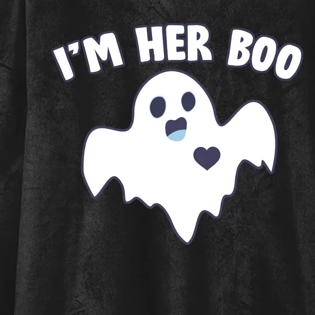 I'm Her Boo Matching Halloween Hooded Wearable Blanket