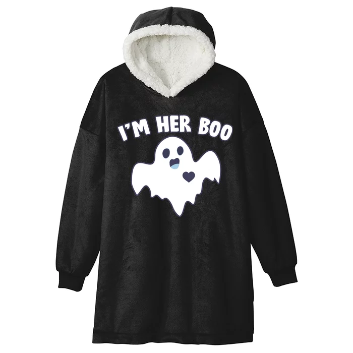 I'm Her Boo Matching Halloween Hooded Wearable Blanket