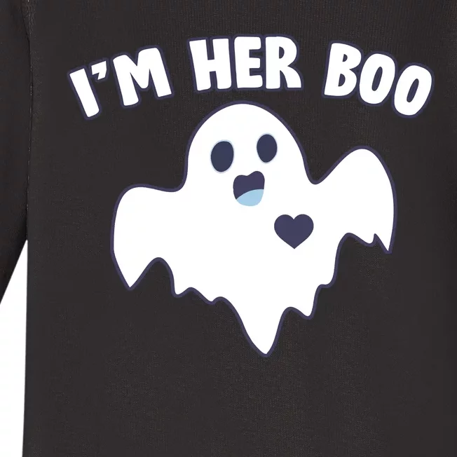 I'm Her Boo Matching Halloween Baby Long Sleeve Bodysuit