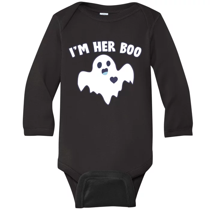 I'm Her Boo Matching Halloween Baby Long Sleeve Bodysuit