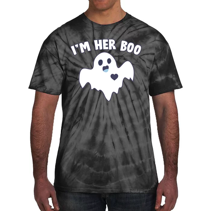 I'm Her Boo Matching Halloween Tie-Dye T-Shirt