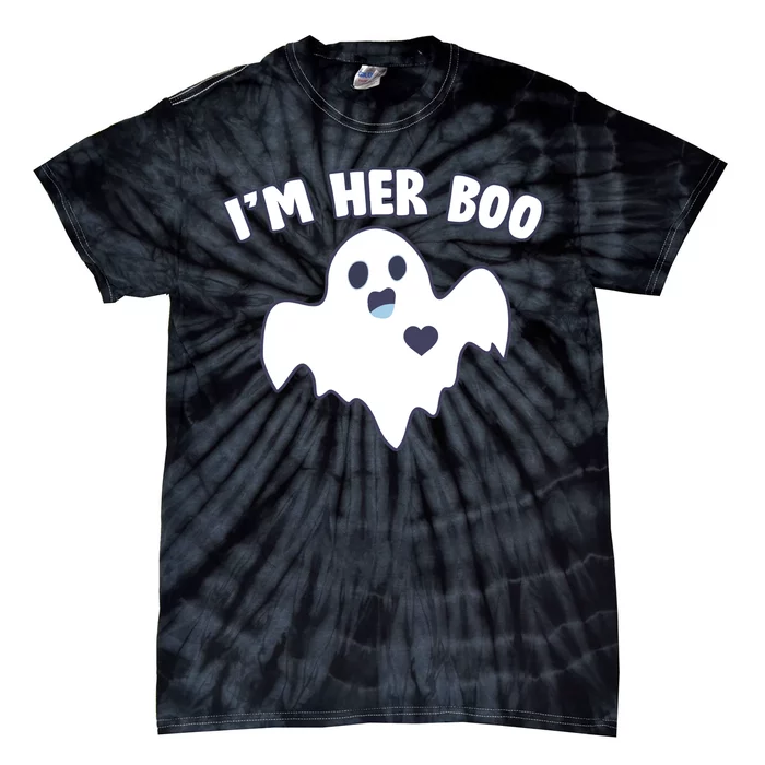 I'm Her Boo Matching Halloween Tie-Dye T-Shirt