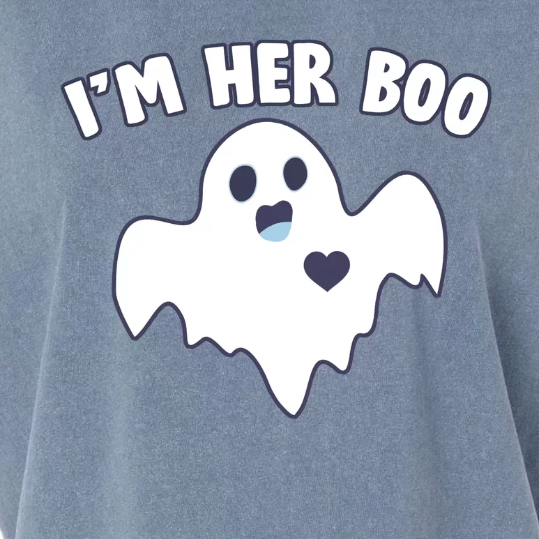 I'm Her Boo Matching Halloween Garment-Dyed Women's Muscle Tee