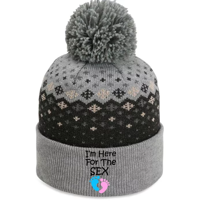 I'm Here For The Sex The Baniff Cuffed Pom Beanie