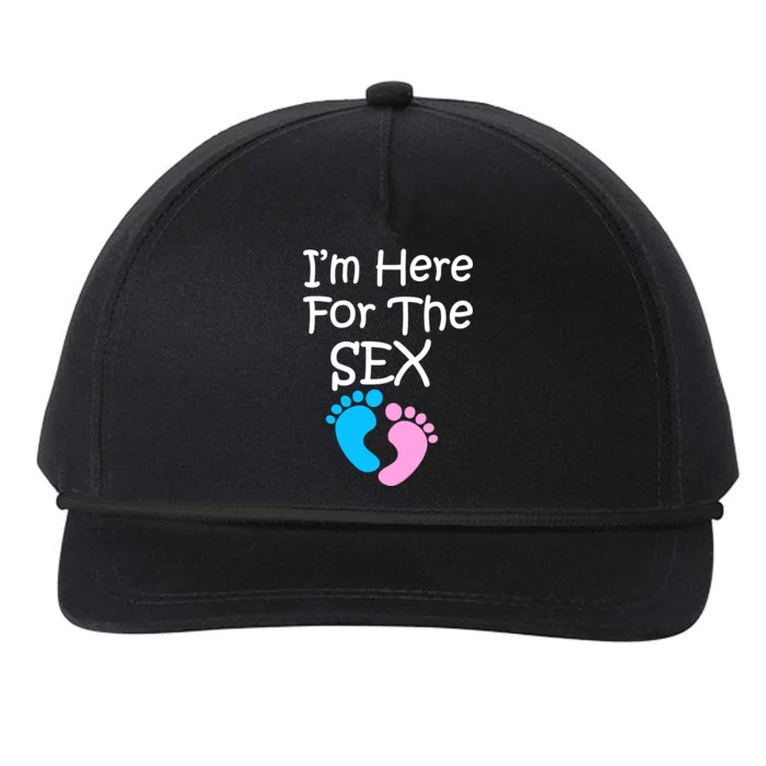 I'm Here For The Sex Snapback Five-Panel Rope Hat