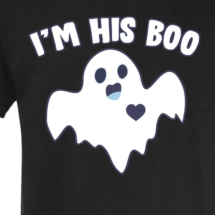 I'm His Boo Matching Halloween Garment-Dyed Heavyweight T-Shirt