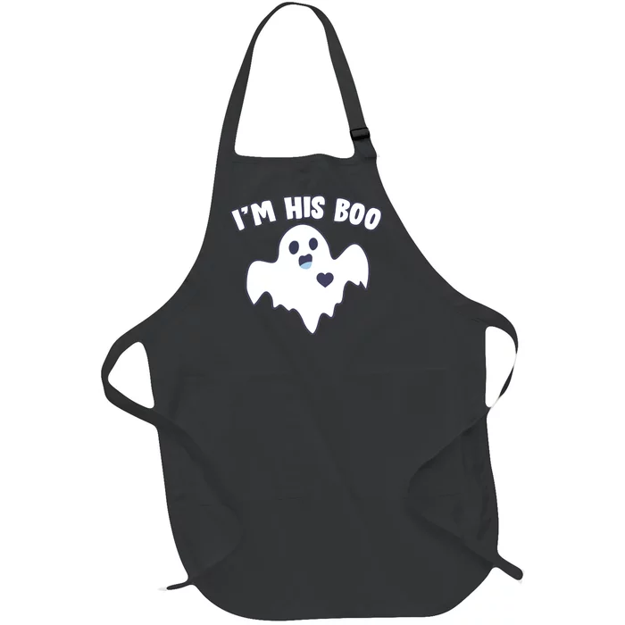 I'm His Boo Matching Halloween Full-Length Apron With Pocket