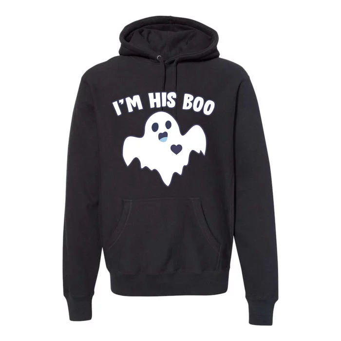 I'm His Boo Matching Halloween Premium Hoodie