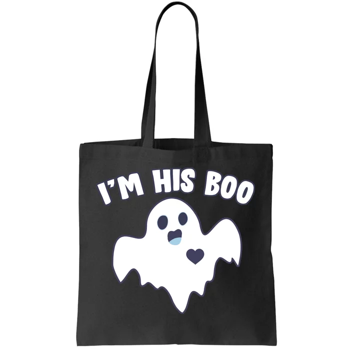 I'm His Boo Matching Halloween Tote Bag