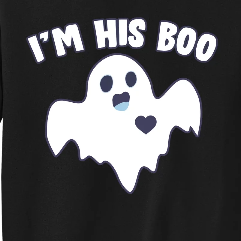 I'm His Boo Matching Halloween Tall Sweatshirt