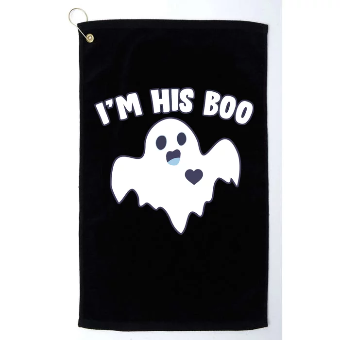 I'm His Boo Matching Halloween Platinum Collection Golf Towel