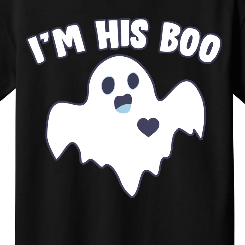 I'm His Boo Matching Halloween Kids T-Shirt