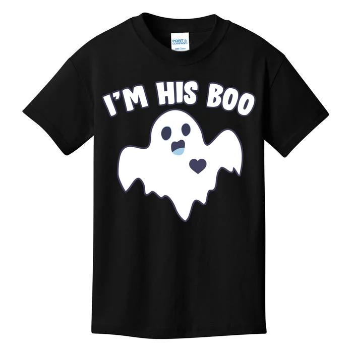 I'm His Boo Matching Halloween Kids T-Shirt