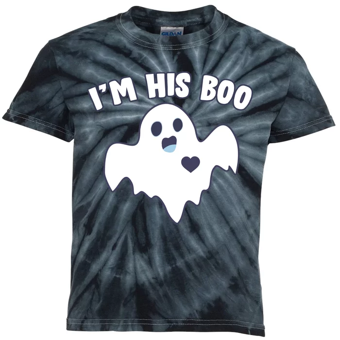 I'm His Boo Matching Halloween Kids Tie-Dye T-Shirt