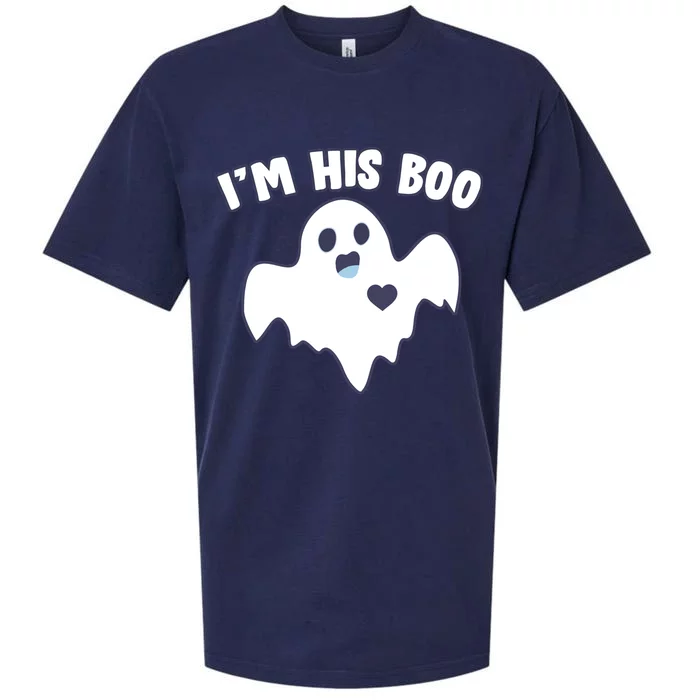 I'm His Boo Matching Halloween Sueded Cloud Jersey T-Shirt