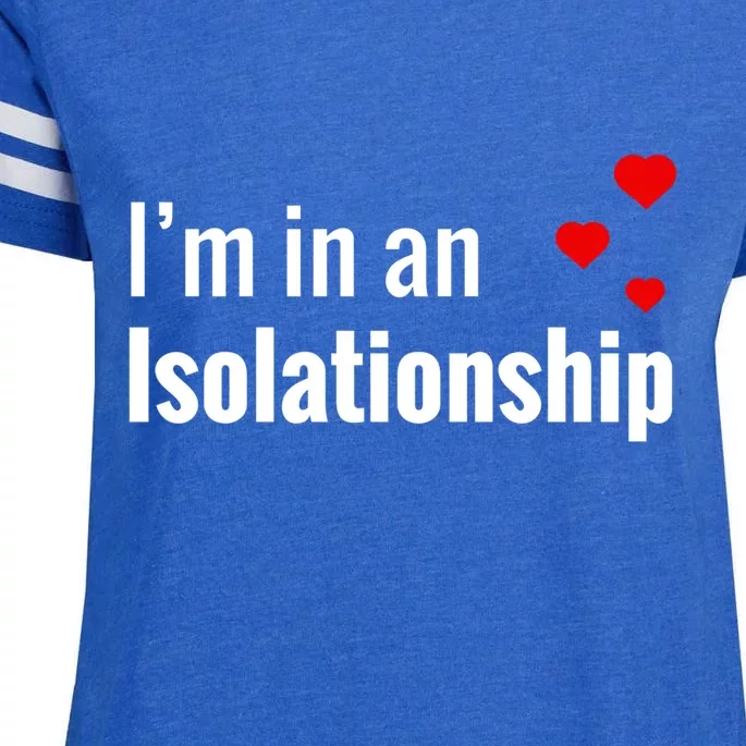 I'm In An Isolationship Enza Ladies Jersey Football T-Shirt