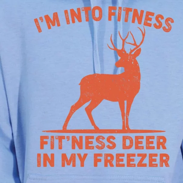 I'm Into Fitness Fit'Ness Deer In My Freezer Unisex Surf Hoodie