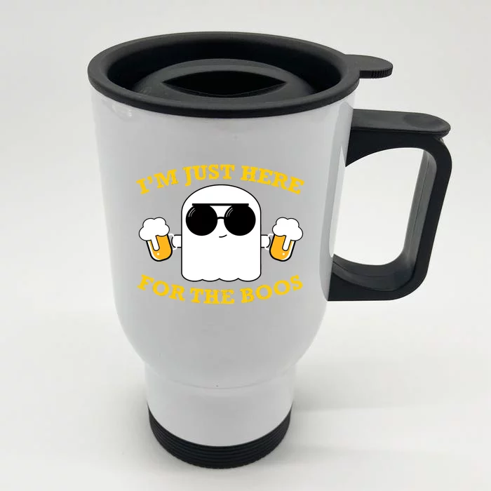 Halloween Here for the Booos Steel Tumbler