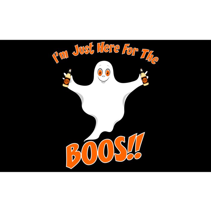 I'm Just Here For The Boos! Halloween Ghost Bumper Sticker