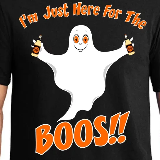 I'm Just Here For The Boos! Halloween Ghost Pajama Set