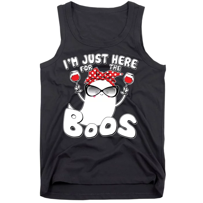 I'm Just Here For The Boos Wine Lover Tank Top