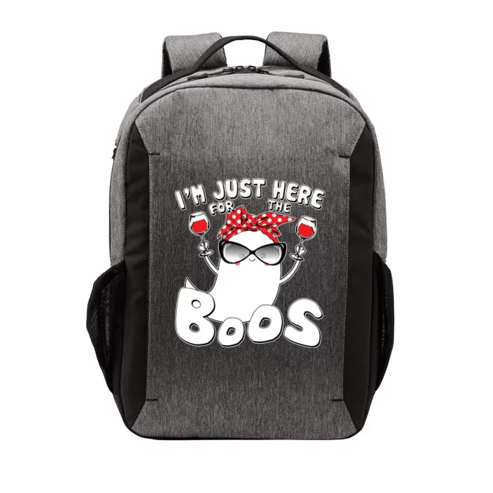 I'm Just Here For The Boos Wine Lover Vector Backpack