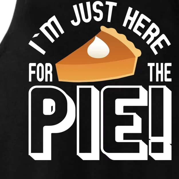 I'm Just Here For The Pie Ladies Tri-Blend Wicking Tank