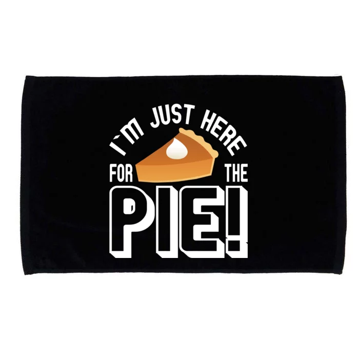 I'm Just Here For The Pie Microfiber Hand Towel