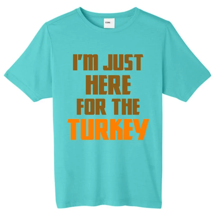 I'm Just Here For The Turkey ChromaSoft Performance T-Shirt