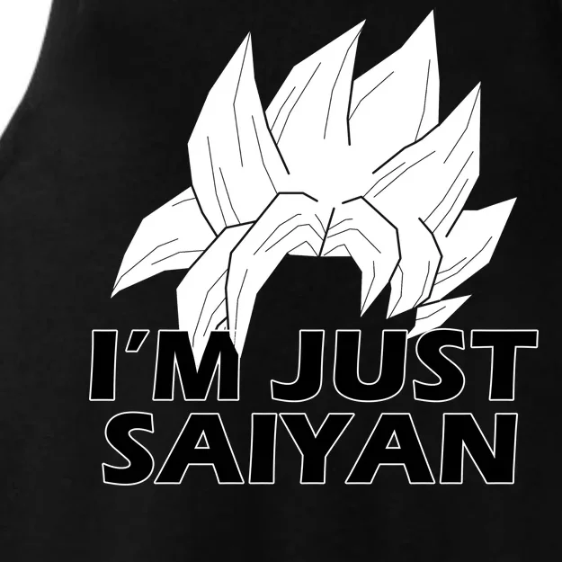 I'm Just Saiyan Ladies Tri-Blend Wicking Tank